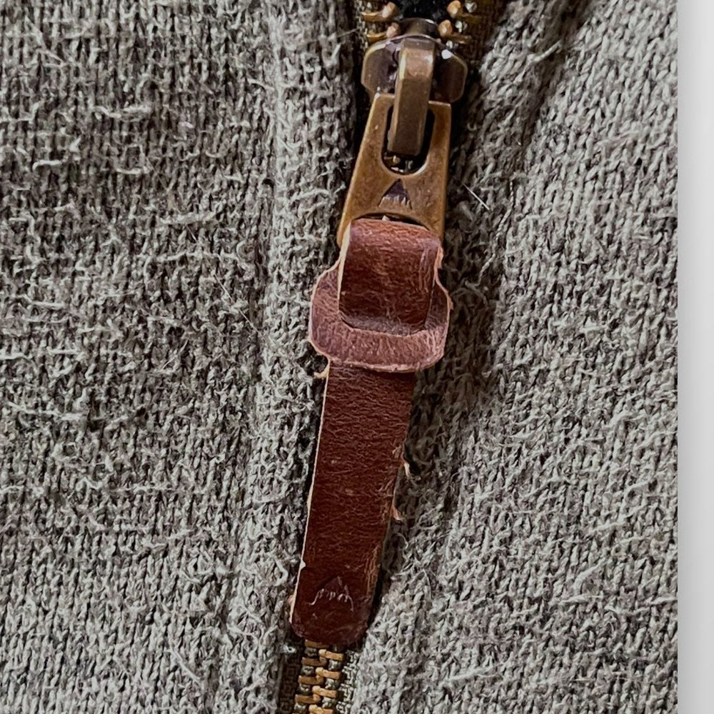 Women's Olive Green Hooded Sweater - Picture 5 of 8